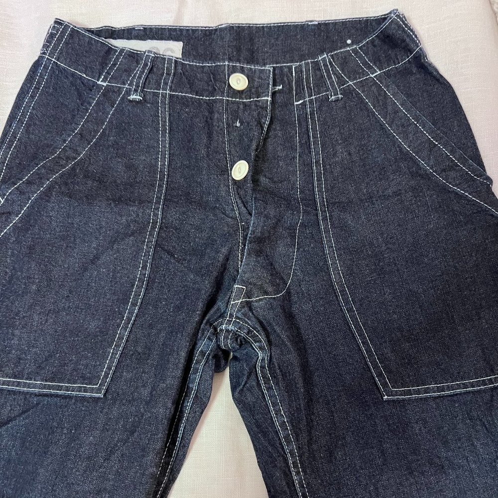 Bleu de Paname button-fly jeans, made in France, womens size 26